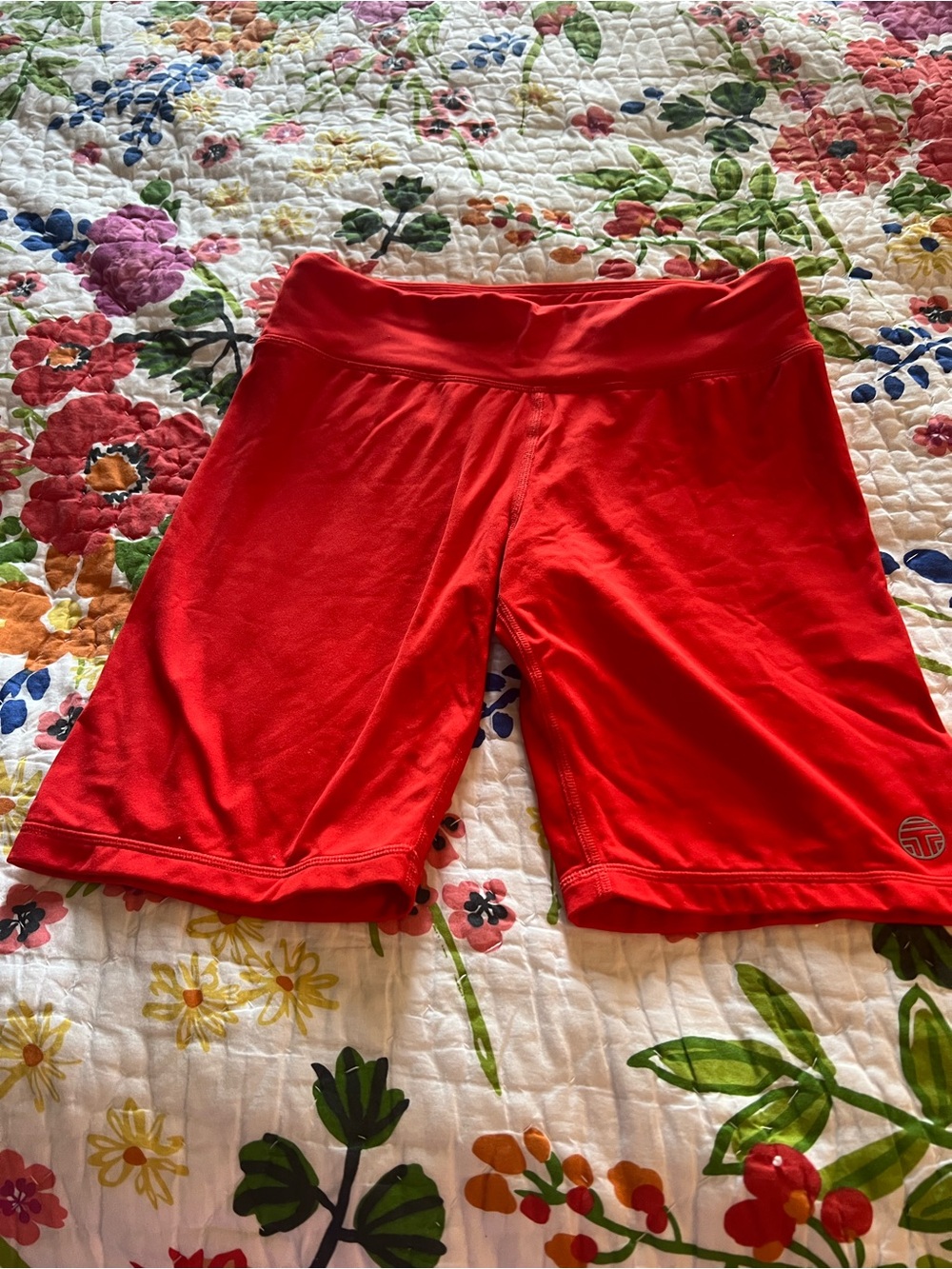 Tory Burch Bright Red Women's Bike Shorts